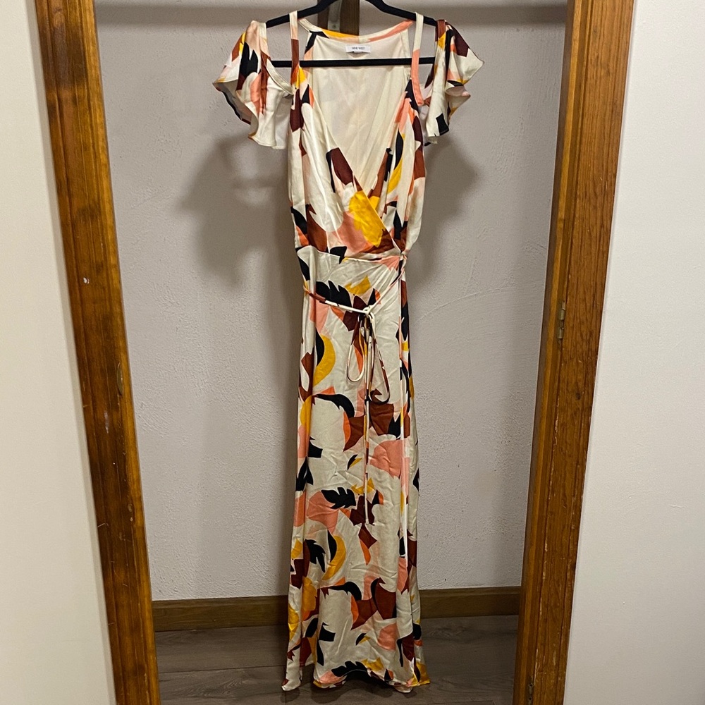 Nine West Multicolor Floral Maxi Dress